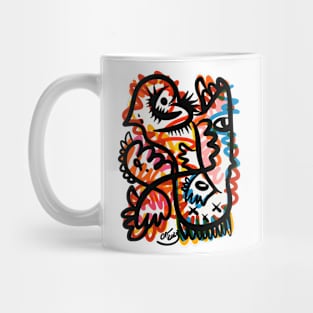 Tribal Graffiti Creature Mug